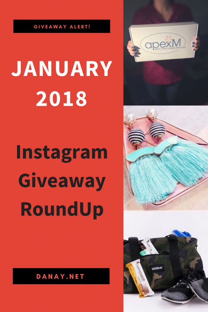 Instagram Giveaway Roundup Janunary 2018